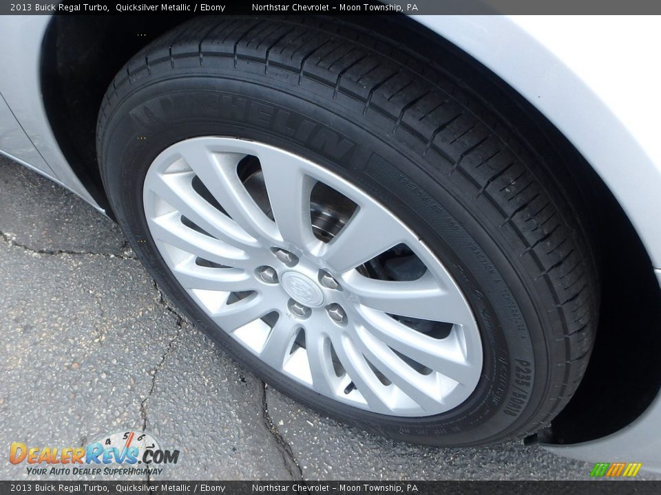 2013 Buick Regal Turbo Quicksilver Metallic / Ebony Photo #13