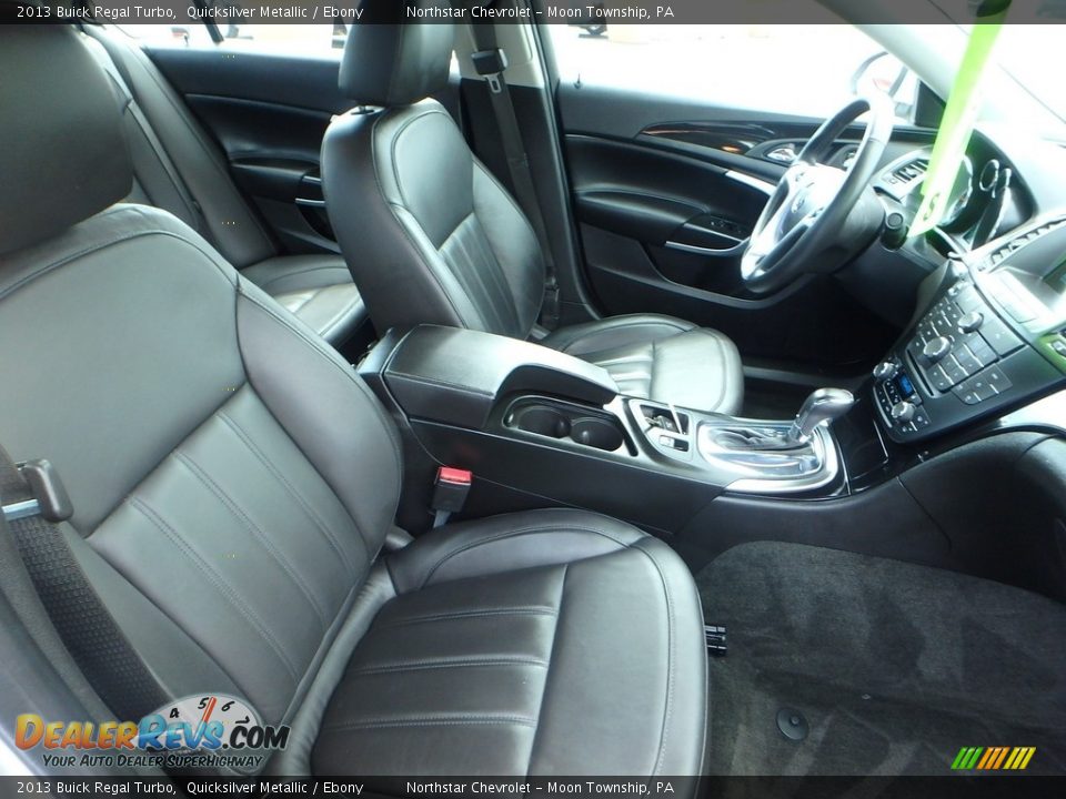2013 Buick Regal Turbo Quicksilver Metallic / Ebony Photo #14