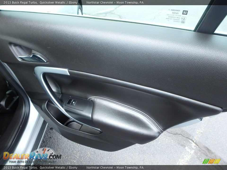 2013 Buick Regal Turbo Quicksilver Metallic / Ebony Photo #19