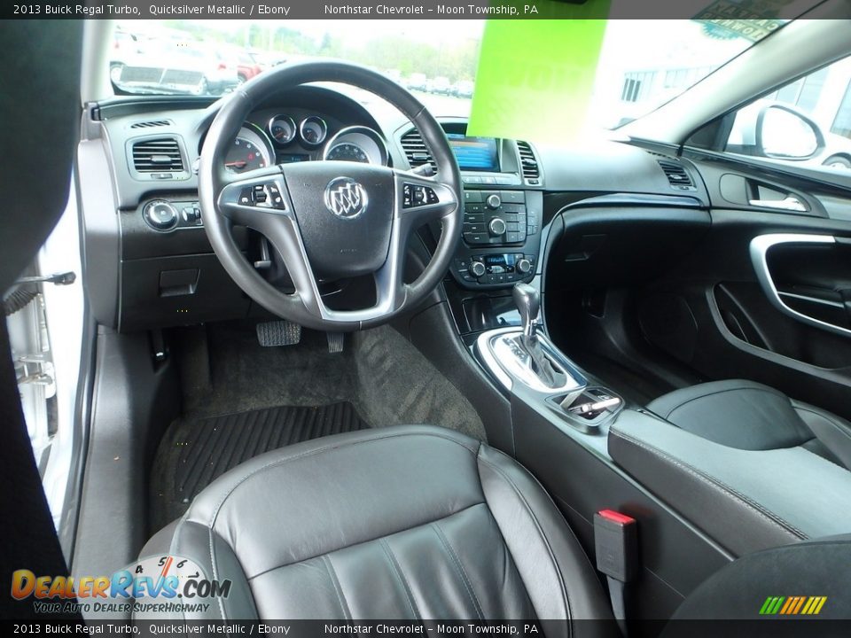 2013 Buick Regal Turbo Quicksilver Metallic / Ebony Photo #22