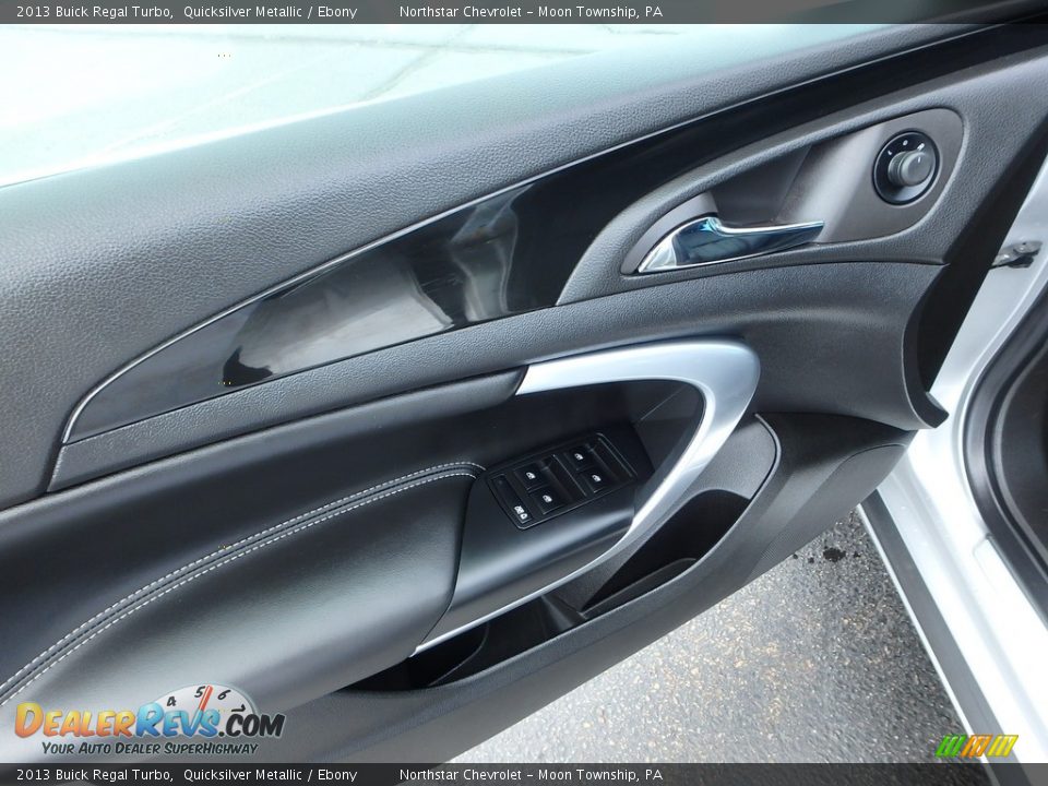 2013 Buick Regal Turbo Quicksilver Metallic / Ebony Photo #24