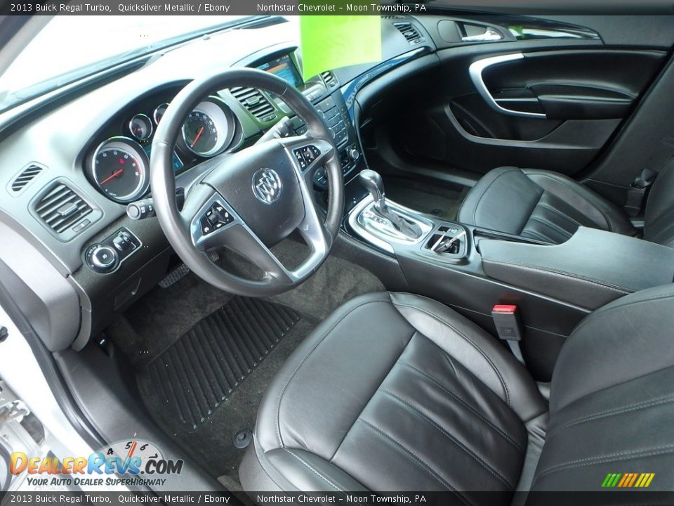 2013 Buick Regal Turbo Quicksilver Metallic / Ebony Photo #26