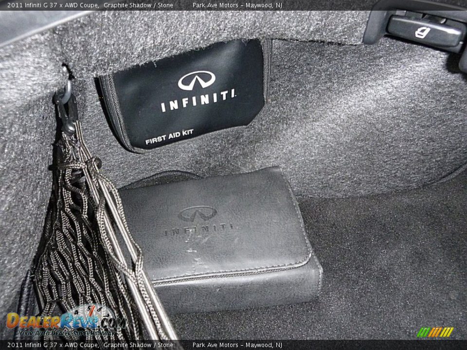 2011 Infiniti G 37 x AWD Coupe Graphite Shadow / Stone Photo #23