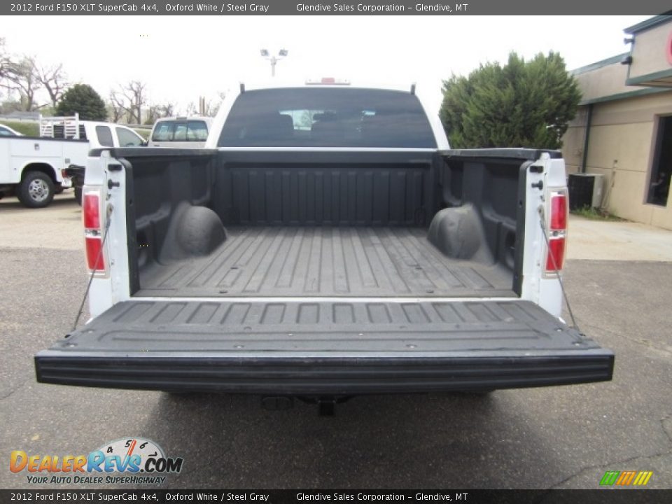 2012 Ford F150 XLT SuperCab 4x4 Oxford White / Steel Gray Photo #9
