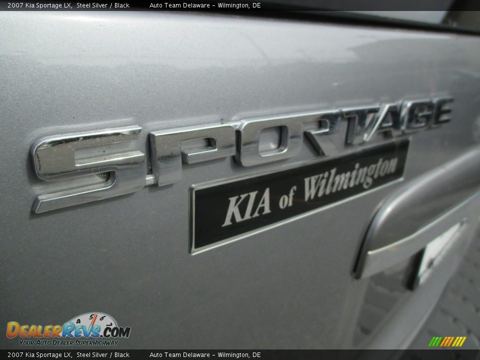 2007 Kia Sportage LX Steel Silver / Black Photo #27
