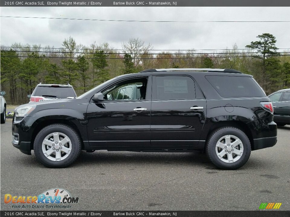 2016 GMC Acadia SLE Ebony Twilight Metallic / Ebony Photo #3