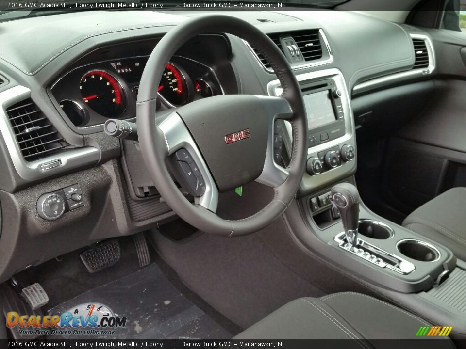 2016 GMC Acadia SLE Ebony Twilight Metallic / Ebony Photo #7