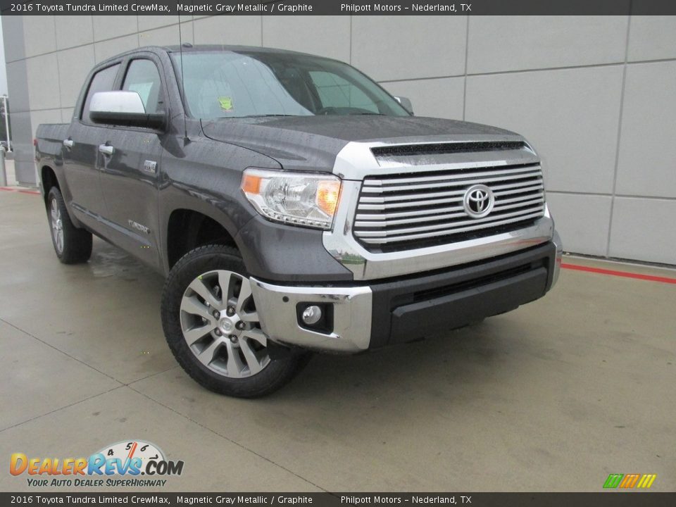 2016 Toyota Tundra Limited CrewMax Magnetic Gray Metallic / Graphite Photo #1