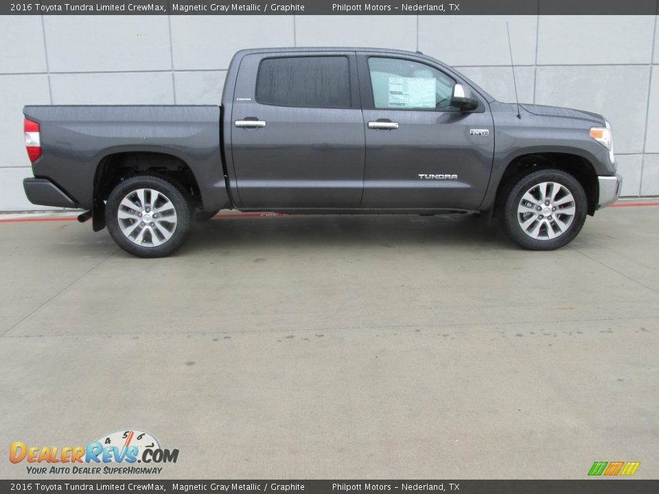 Magnetic Gray Metallic 2016 Toyota Tundra Limited CrewMax Photo #3