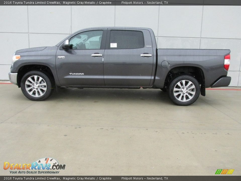 2016 Toyota Tundra Limited CrewMax Magnetic Gray Metallic / Graphite Photo #6