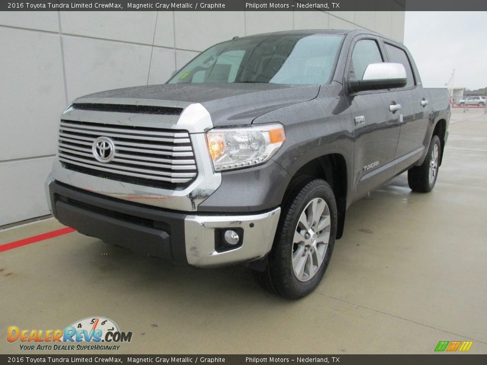 2016 Toyota Tundra Limited CrewMax Magnetic Gray Metallic / Graphite Photo #7