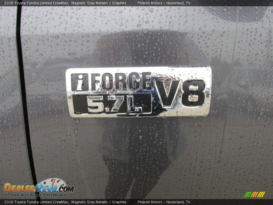 2016 Toyota Tundra Limited CrewMax Magnetic Gray Metallic / Graphite Photo #13