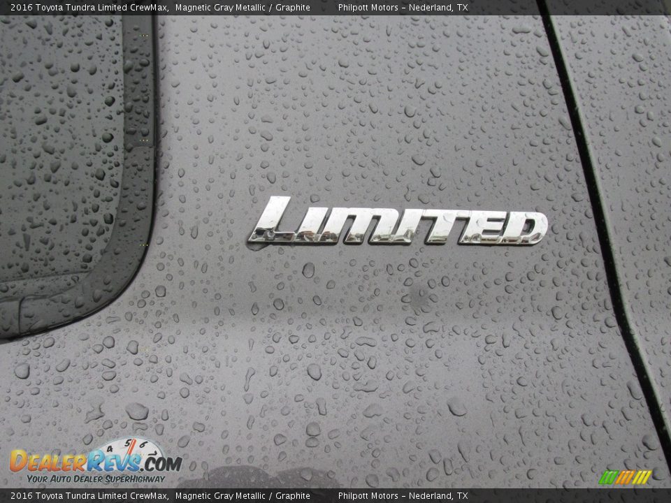 2016 Toyota Tundra Limited CrewMax Magnetic Gray Metallic / Graphite Photo #15