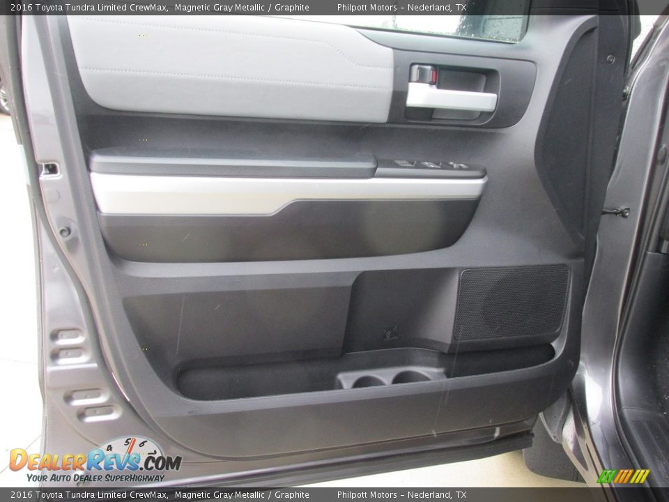 2016 Toyota Tundra Limited CrewMax Magnetic Gray Metallic / Graphite Photo #19