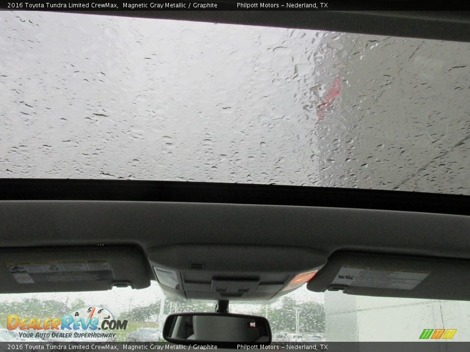 2016 Toyota Tundra Limited CrewMax Magnetic Gray Metallic / Graphite Photo #23