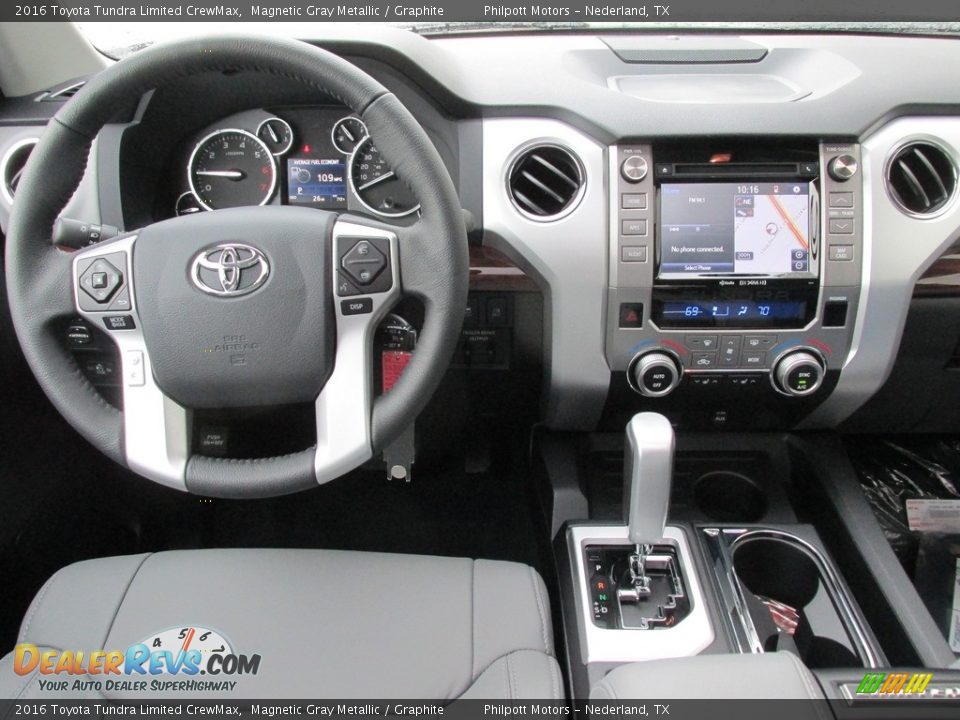 2016 Toyota Tundra Limited CrewMax Magnetic Gray Metallic / Graphite Photo #24