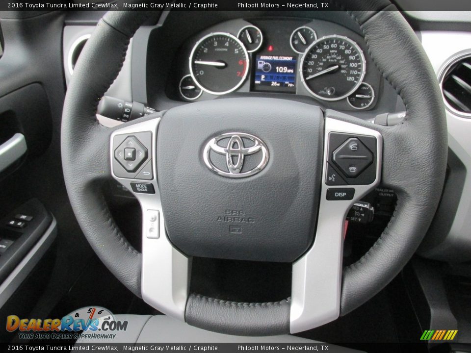 2016 Toyota Tundra Limited CrewMax Steering Wheel Photo #30