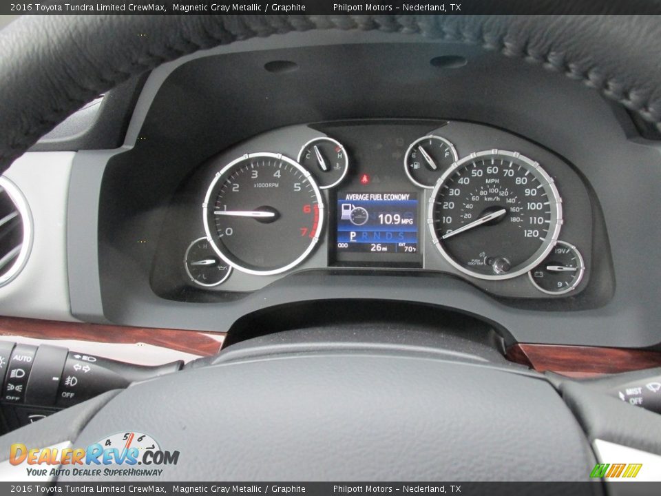 2016 Toyota Tundra Limited CrewMax Gauges Photo #31