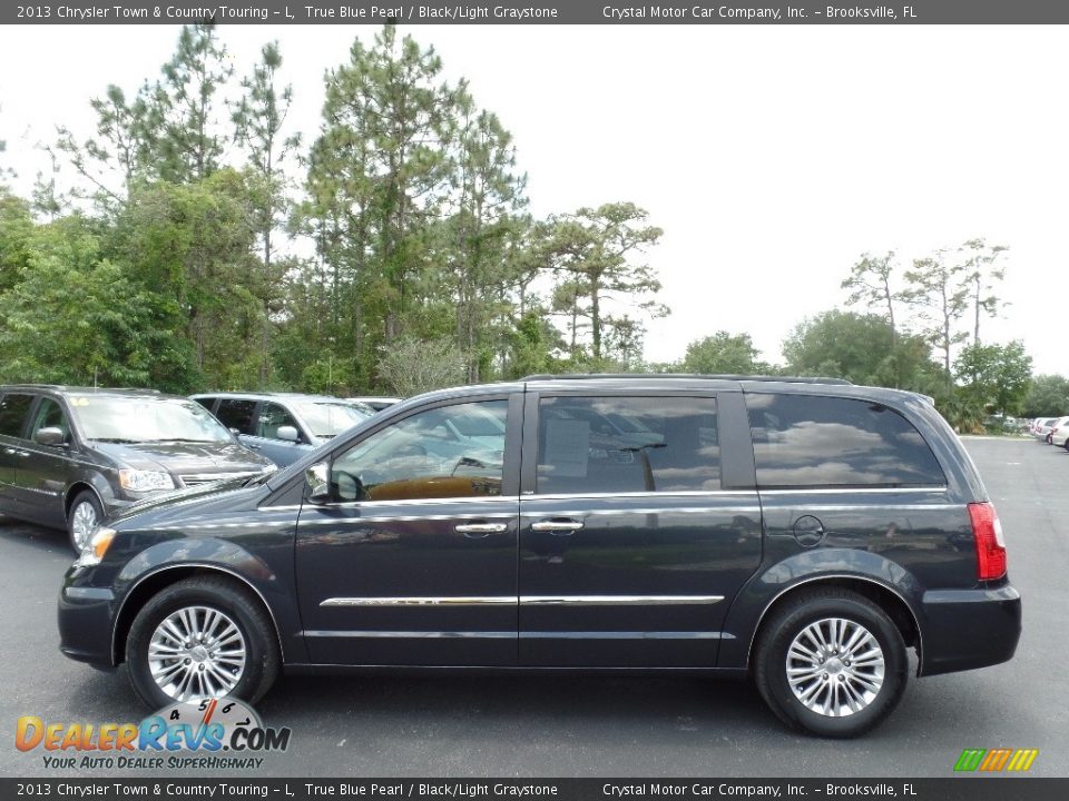 2013 Chrysler Town & Country Touring - L True Blue Pearl / Black/Light Graystone Photo #2