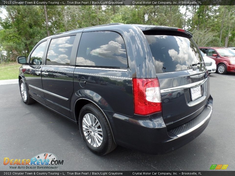 2013 Chrysler Town & Country Touring - L True Blue Pearl / Black/Light Graystone Photo #3