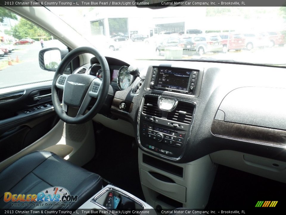 2013 Chrysler Town & Country Touring - L True Blue Pearl / Black/Light Graystone Photo #14