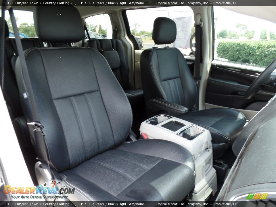 2013 Chrysler Town & Country Touring - L True Blue Pearl / Black/Light Graystone Photo #15