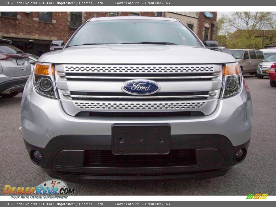 2014 Ford Explorer XLT 4WD Ingot Silver / Charcoal Black Photo #2