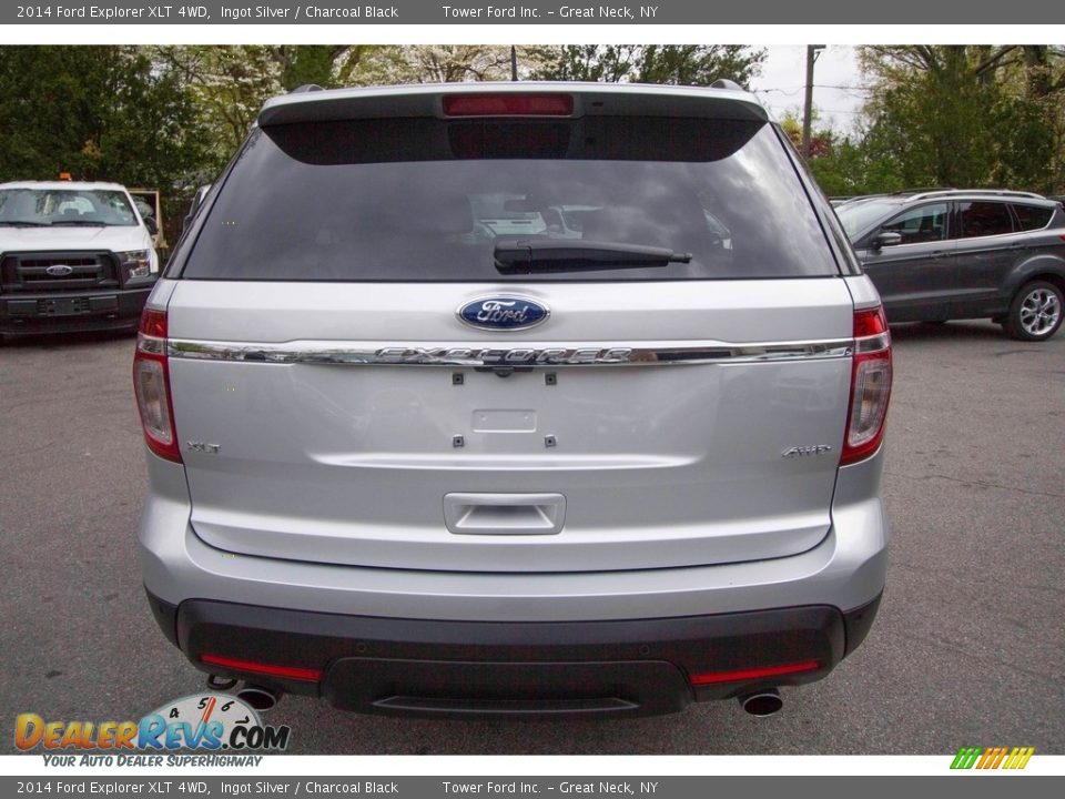2014 Ford Explorer XLT 4WD Ingot Silver / Charcoal Black Photo #5