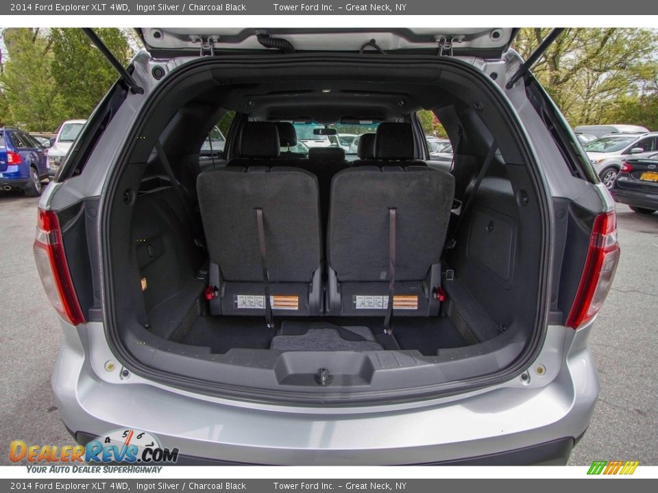 2014 Ford Explorer XLT 4WD Ingot Silver / Charcoal Black Photo #7