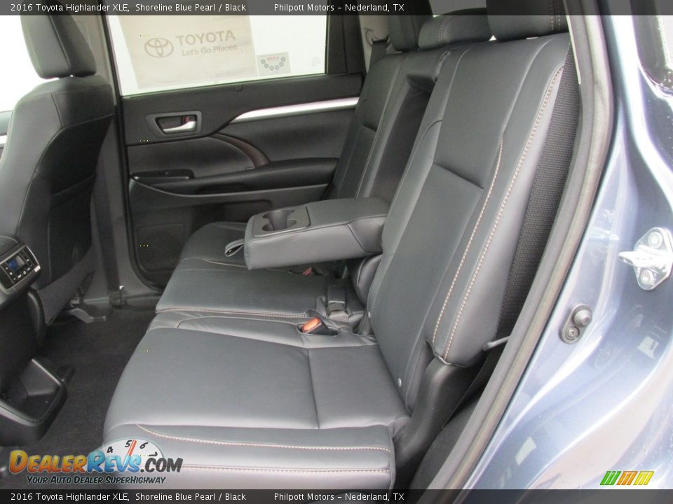 2016 Toyota Highlander XLE Shoreline Blue Pearl / Black Photo #20