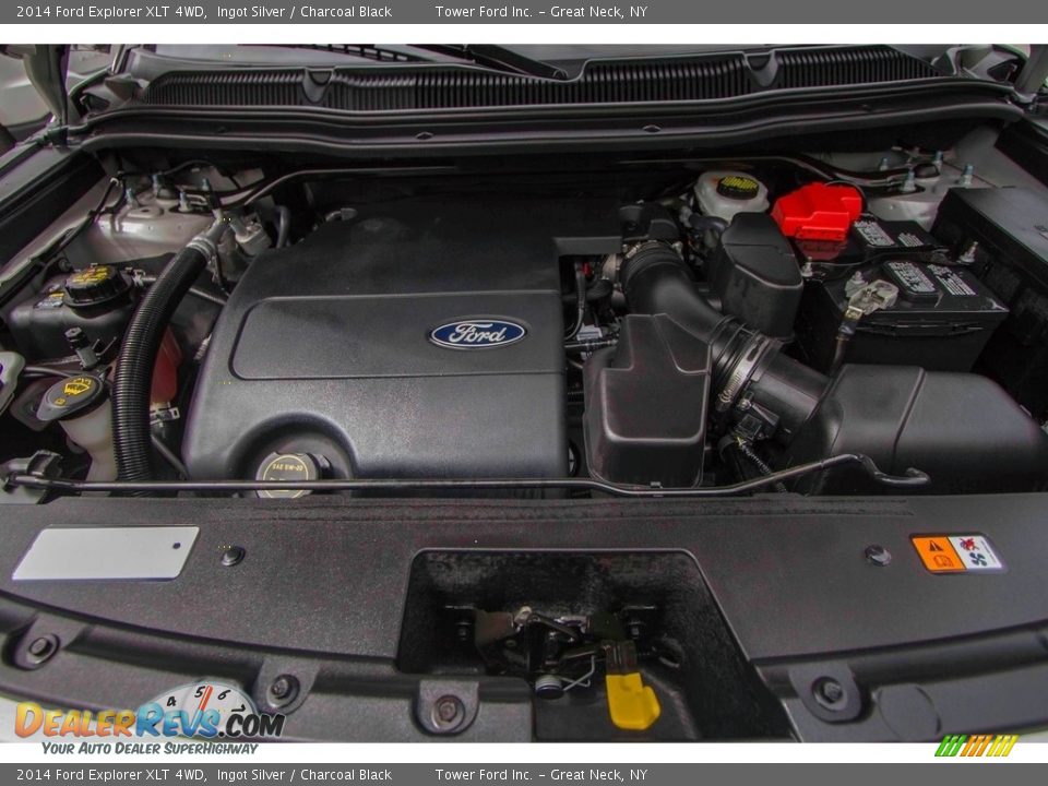 2014 Ford Explorer XLT 4WD Ingot Silver / Charcoal Black Photo #11
