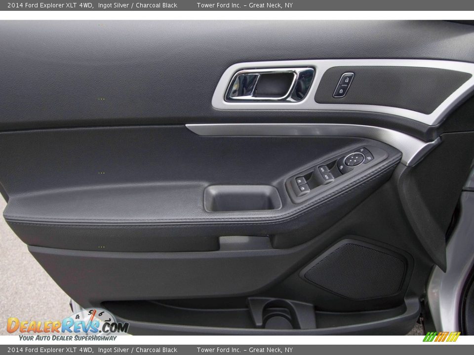 2014 Ford Explorer XLT 4WD Ingot Silver / Charcoal Black Photo #14