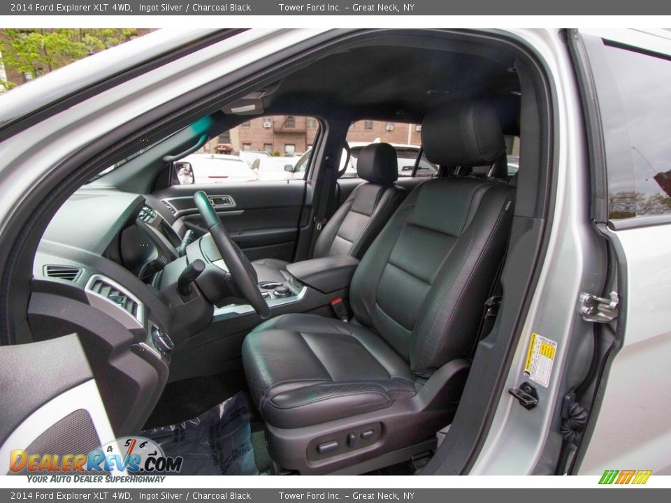 2014 Ford Explorer XLT 4WD Ingot Silver / Charcoal Black Photo #15