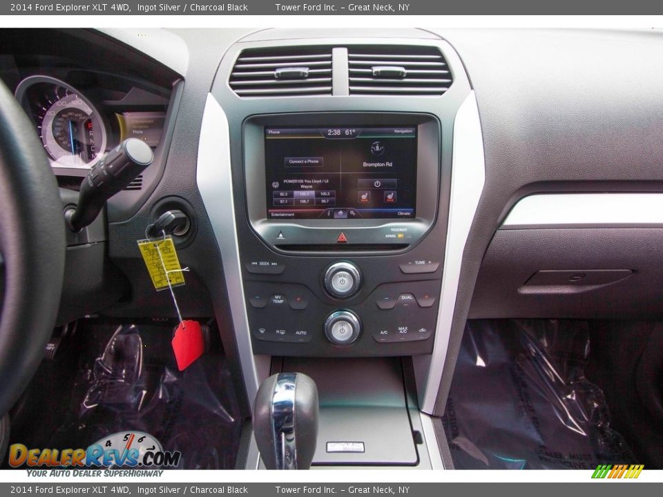 2014 Ford Explorer XLT 4WD Ingot Silver / Charcoal Black Photo #18