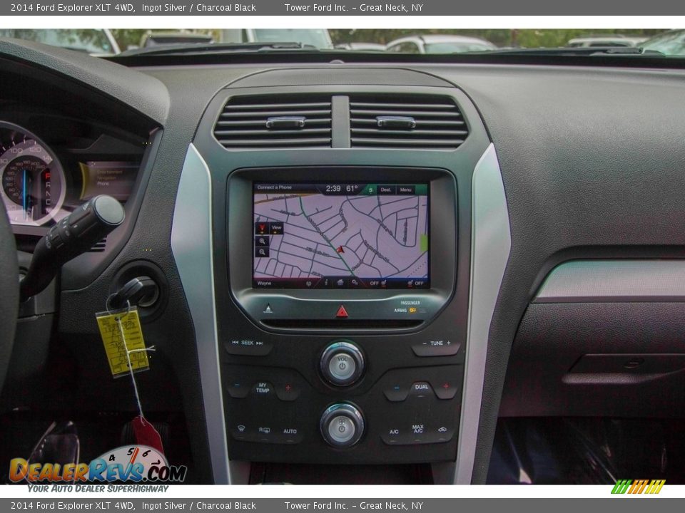 2014 Ford Explorer XLT 4WD Ingot Silver / Charcoal Black Photo #19