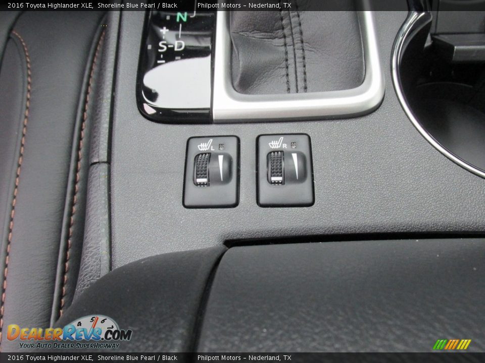 2016 Toyota Highlander XLE Shoreline Blue Pearl / Black Photo #31