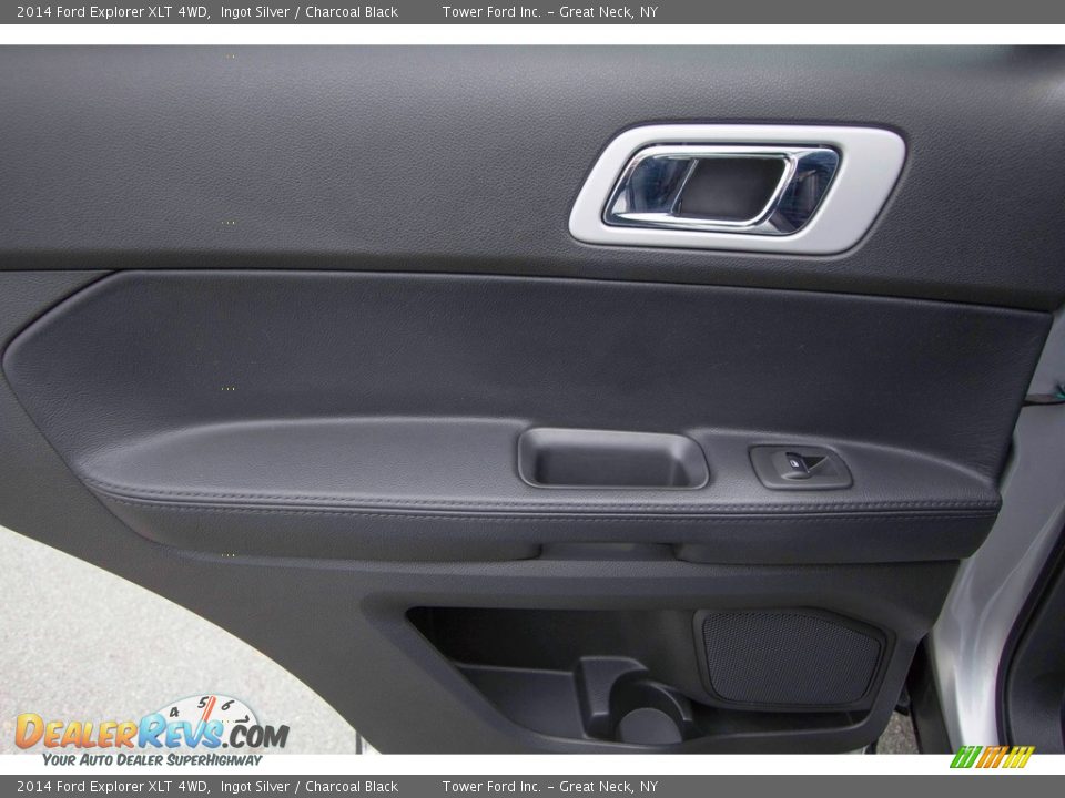 2014 Ford Explorer XLT 4WD Ingot Silver / Charcoal Black Photo #28