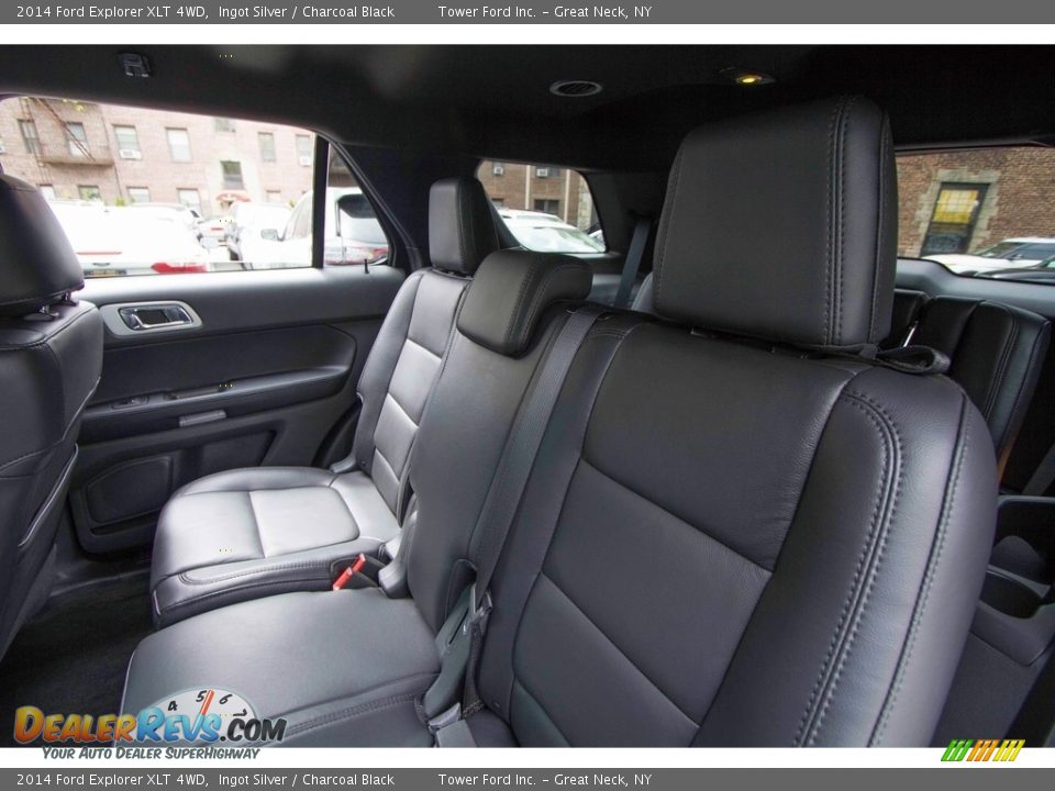 2014 Ford Explorer XLT 4WD Ingot Silver / Charcoal Black Photo #29