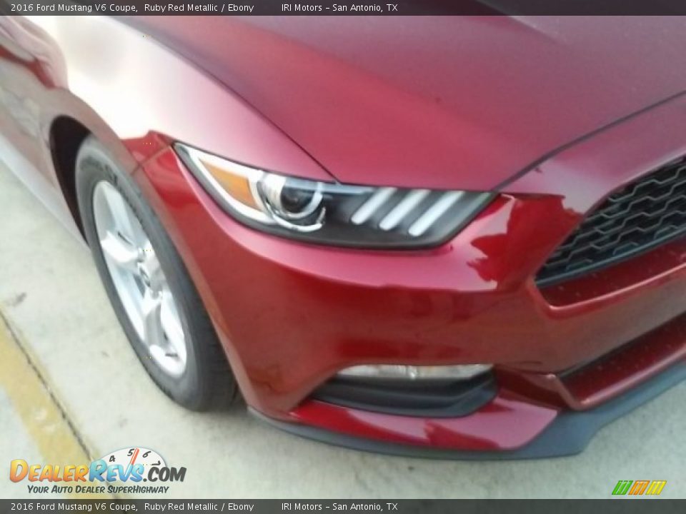 2016 Ford Mustang V6 Coupe Ruby Red Metallic / Ebony Photo #1