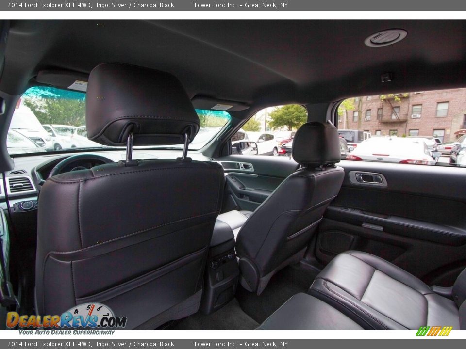 2014 Ford Explorer XLT 4WD Ingot Silver / Charcoal Black Photo #30