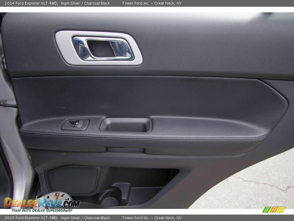2014 Ford Explorer XLT 4WD Ingot Silver / Charcoal Black Photo #31