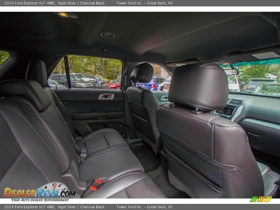 2014 Ford Explorer XLT 4WD Ingot Silver / Charcoal Black Photo #32