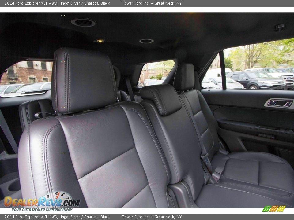 2014 Ford Explorer XLT 4WD Ingot Silver / Charcoal Black Photo #33