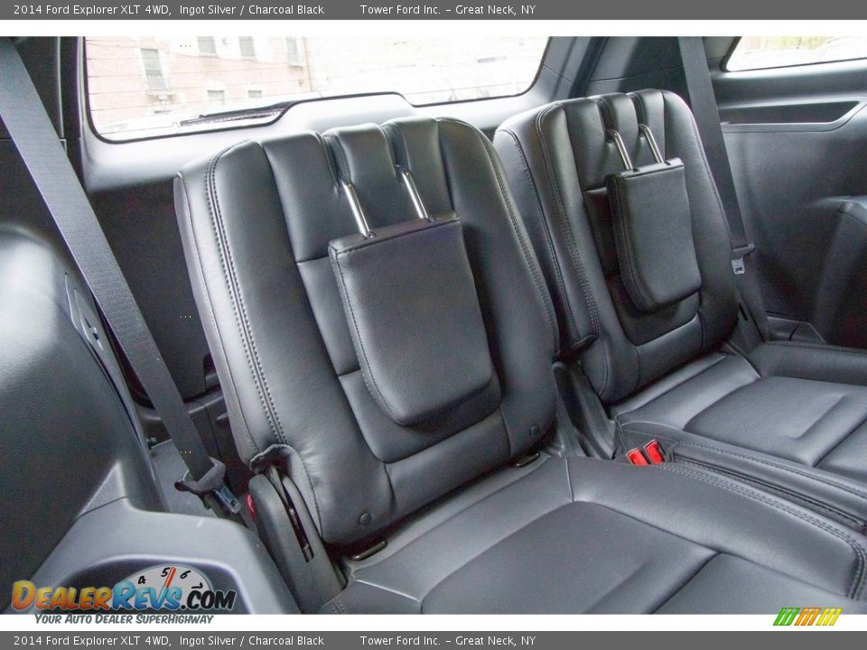 2014 Ford Explorer XLT 4WD Ingot Silver / Charcoal Black Photo #35