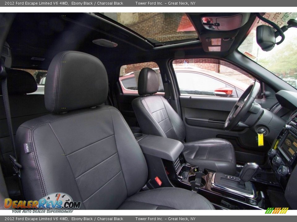 2012 Ford Escape Limited V6 4WD Ebony Black / Charcoal Black Photo #32