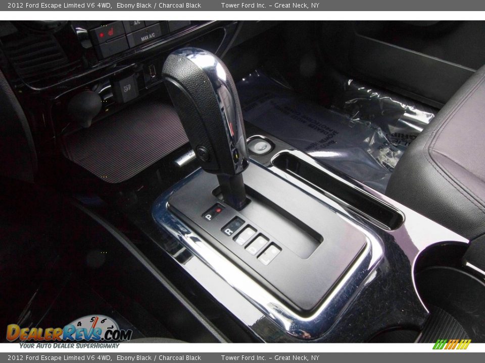 2012 Ford Escape Limited V6 4WD Ebony Black / Charcoal Black Photo #34
