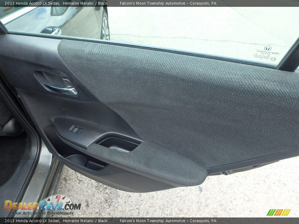 2013 Honda Accord LX Sedan Hematite Metallic / Black Photo #14
