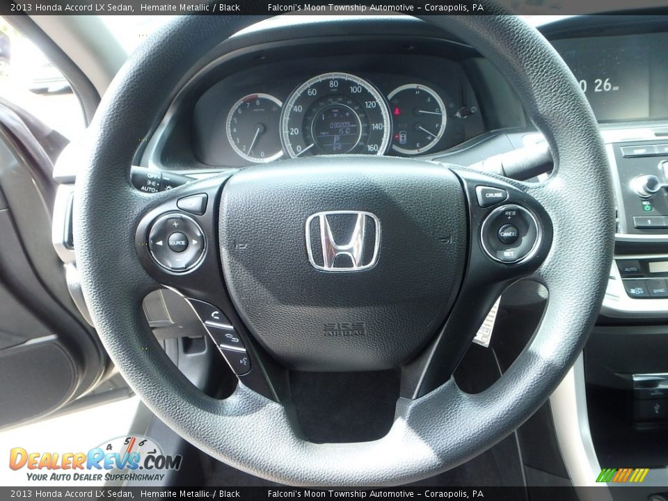 2013 Honda Accord LX Sedan Hematite Metallic / Black Photo #21