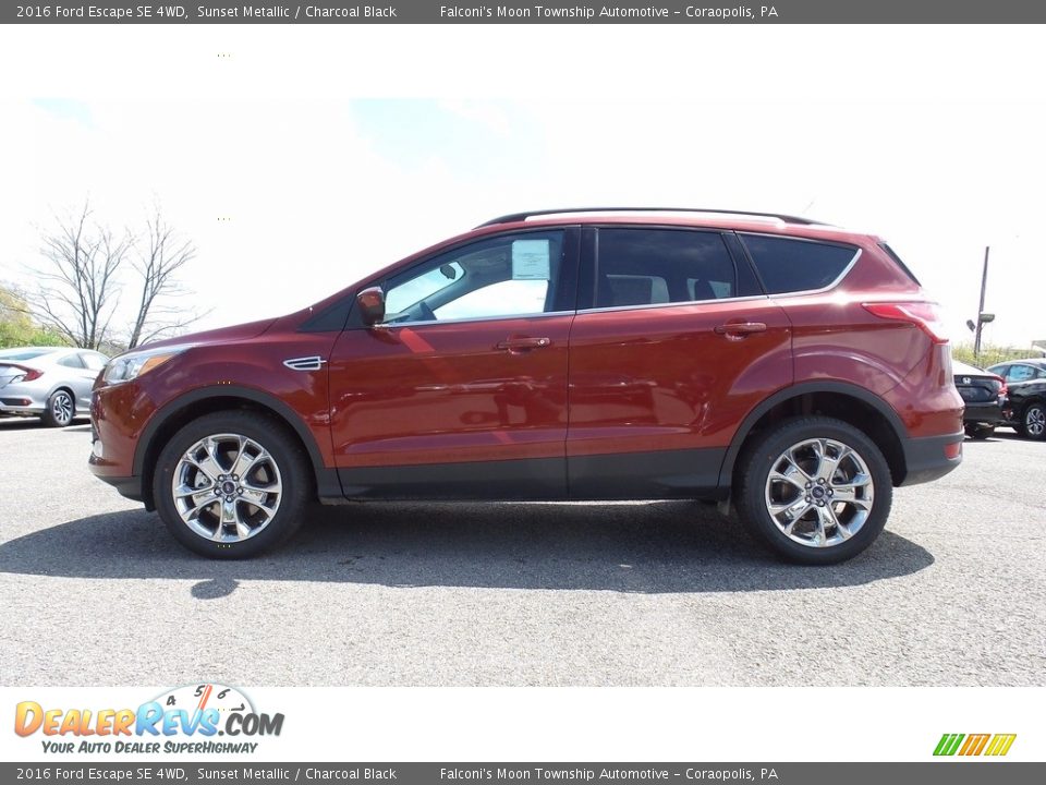 2016 Ford Escape SE 4WD Sunset Metallic / Charcoal Black Photo #1
