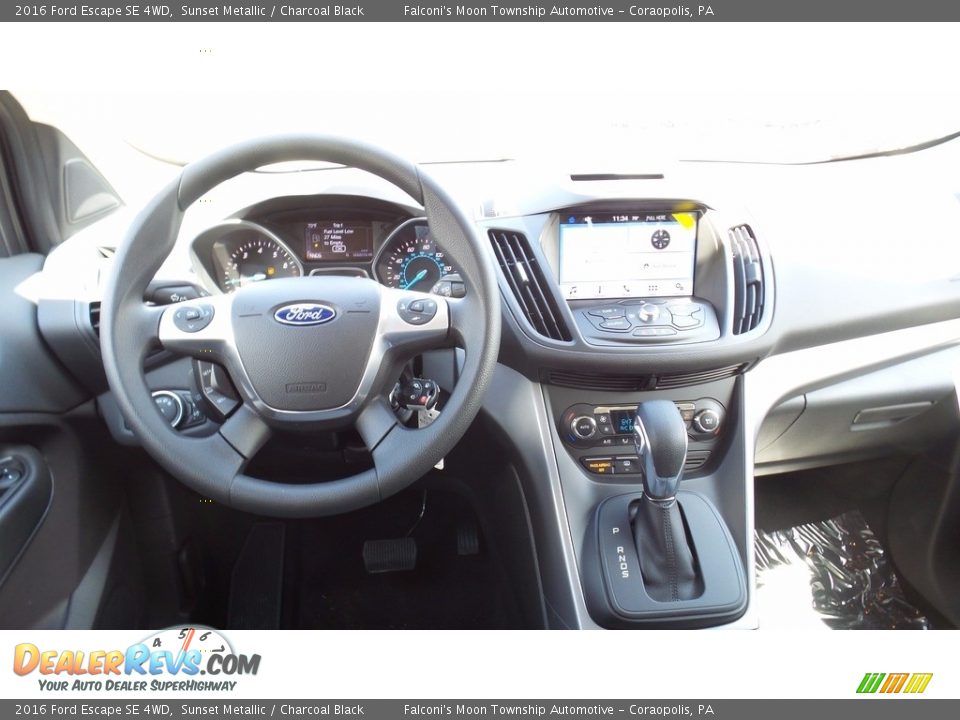 2016 Ford Escape SE 4WD Sunset Metallic / Charcoal Black Photo #9